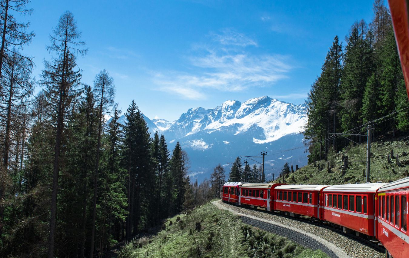 Swiss Mountain Train